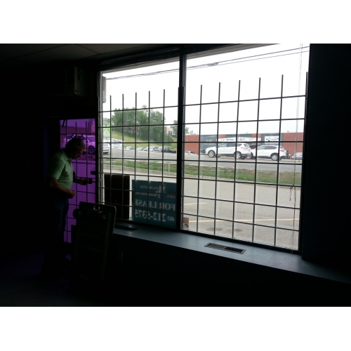 Retail Window Solid Steel Security Bars (2 Windows, 1 Door) Allsold